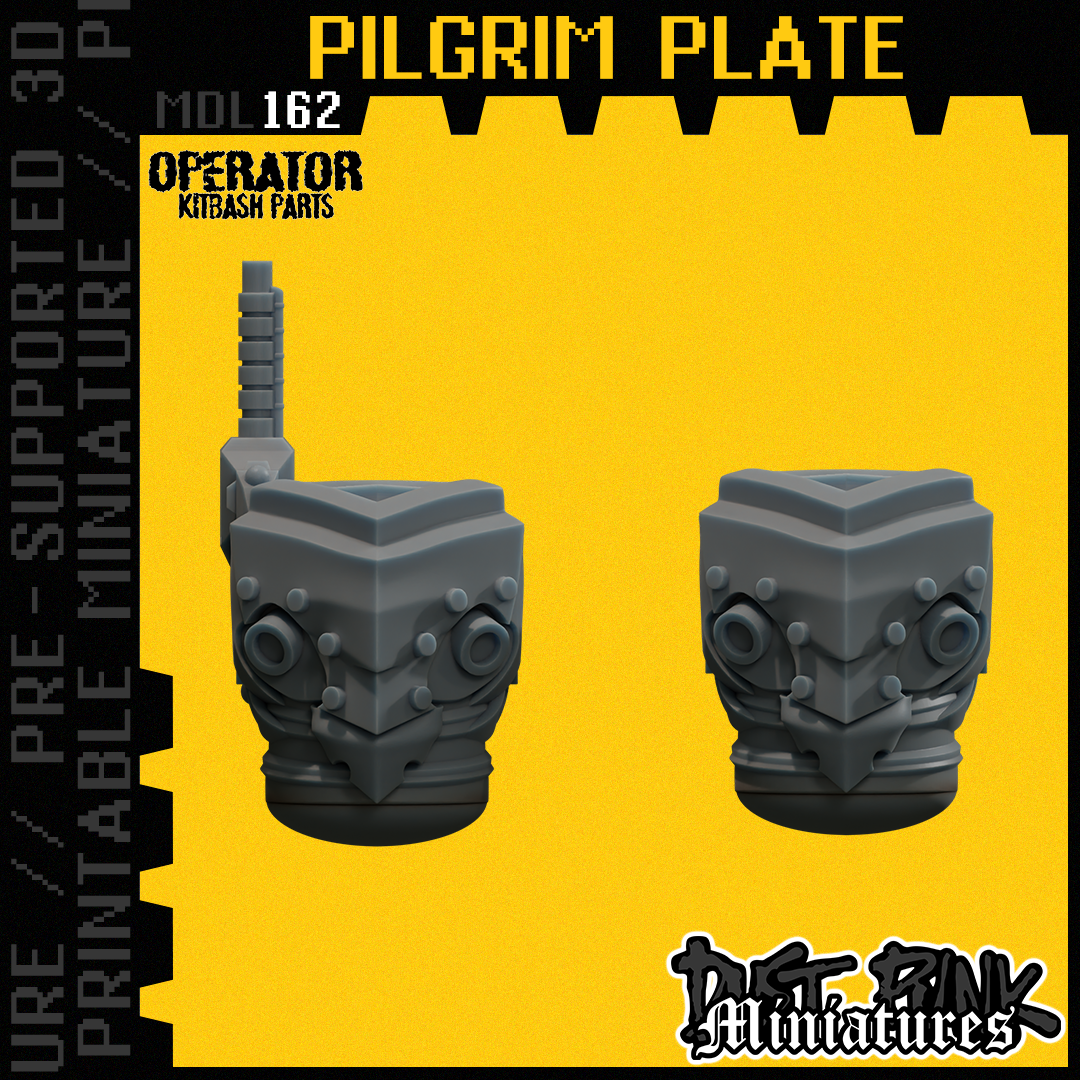 MDL162 PILGRIM PLATES [PRE-SUPPORTED]
